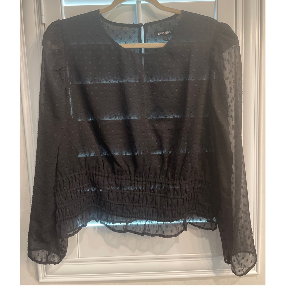 Express Black Blouse